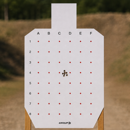 29" × 18" Precision Shooting Target – 48 Individual Aim Points